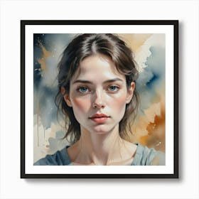 Portrait Of A Woman 31 Art Print