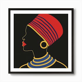 African Woman 131 Art Print