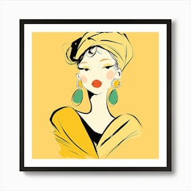 Fashion Girl Art Print