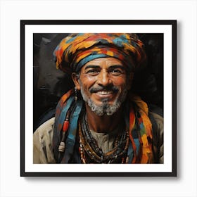Man In A Turban Art Print