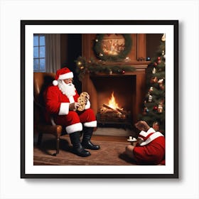 Santa Claus 2 Art Print