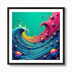 Abstract Painting 31 Art Print