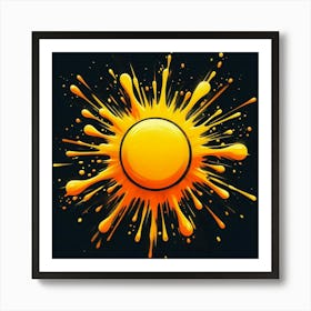 Sun Splash 1 Art Print