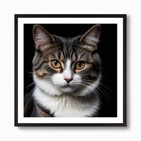 Portrait Of A Cat Art Print