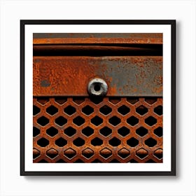 Rusty Metal 3 Art Print