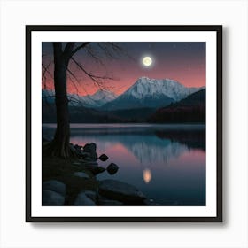 Default The Ethereal Beauty Of A Mystical Landscape Under The 0 Art Print