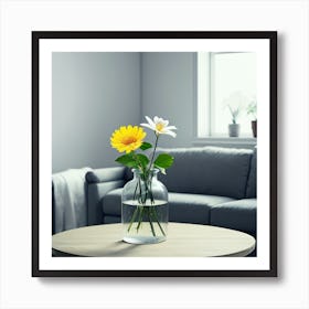 Vase Of Flowers Art Print