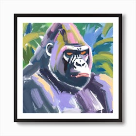 Mountain Gorilla 04 Art Print