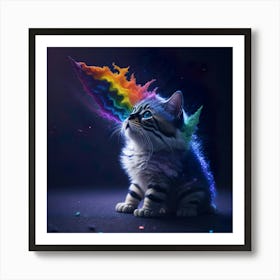 Cat Galaxy (141) Art Print