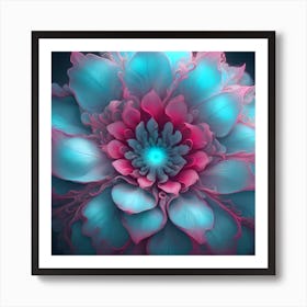 Blue Flower 6 Art Print