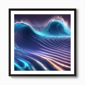 Ocean Wave Art Print