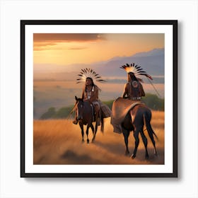 Native Americans 3 Art Print