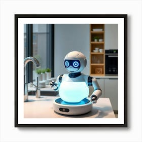 Asm A Smart Robot Wash The Dishes Inside A Smart Home Ddd7d0cb E5ec 4012 87fb C5257b86af6b Art Print