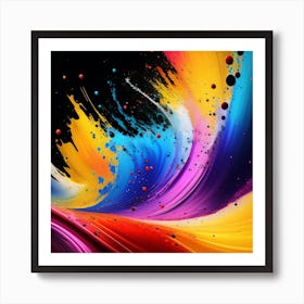 Abstract Painting 14 Art Print