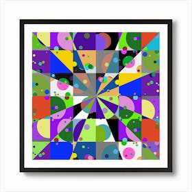 Geometric Effervescence Art Print