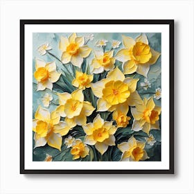 Daffodils 39 Art Print