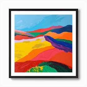 Abstract Travel Collection Kyrgyzstan 6 Art Print