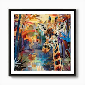 Giraffe 18 Art Print