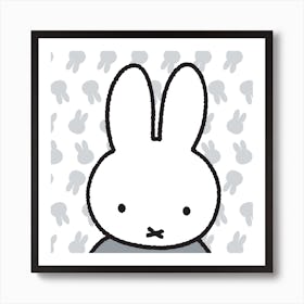 Miffy 2 Square Art Print