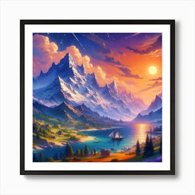 A Fantastical Land 10 Art Print