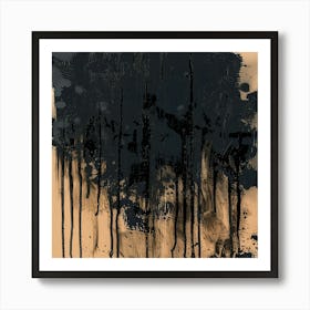 Paint It Black Art Print