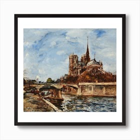 Notre Dame De Paris Art Print