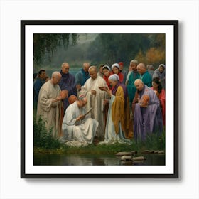 'The Ordination Ceremony' Art Print