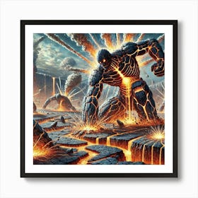 Earthquake Titans Special Ability Art Print