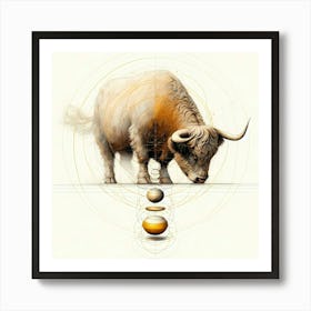 Wild Animal Illustration 150 Art Print