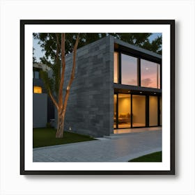 Default Create Unique Design Of Modern House Wall 0 2 Art Print