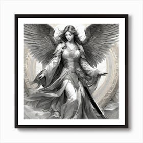 Angel 4 Art Print