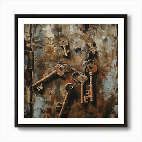 Keys On The Door Art Print