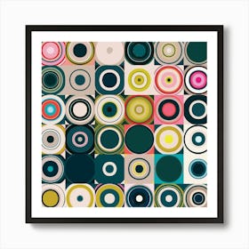 Abstract Circles 1 Art Print