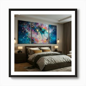 Nebula Painting Art Print