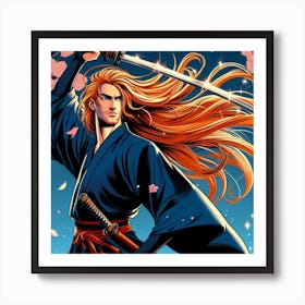 Samurai Warrior 4 Art Print