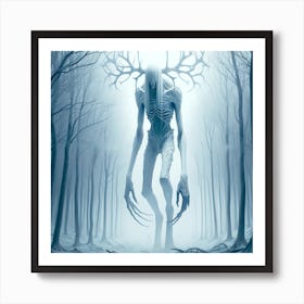 Demon In The Woods Art Print