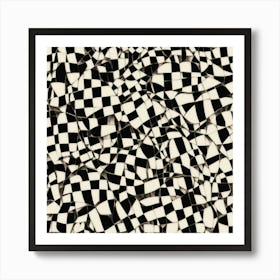 Checkered Pattern 2 Art Print