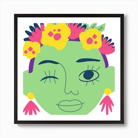 Mexican Face Art Print