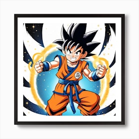 Dragon Ball Goku print by Nikita Abakumov