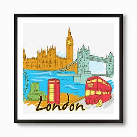 London Skyline Poster