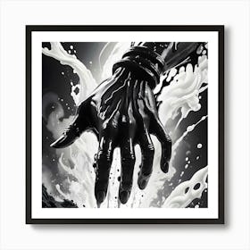 Black And White Painting Art Print