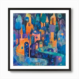 Fairytale City 6 Art Print