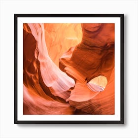 Antelope Canyon Square Art Print