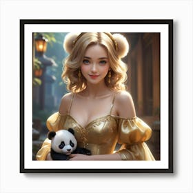 Chinese Panda Art Print