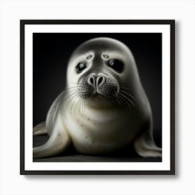 Seal Portrait Art Print