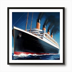 Titanic Art Print