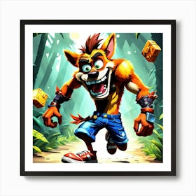 Crash Bandicoot Art Print