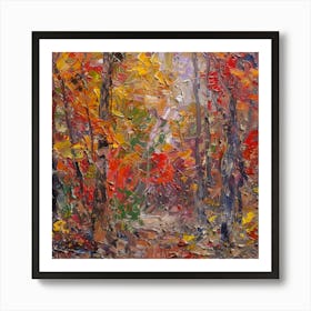 Autumn Forest 17 Art Print