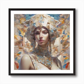 The Jigsaw Becomes Her - Pastel 5 Art Print