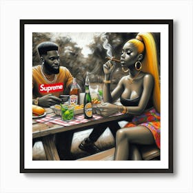 Supreme Couple 23 Art Print